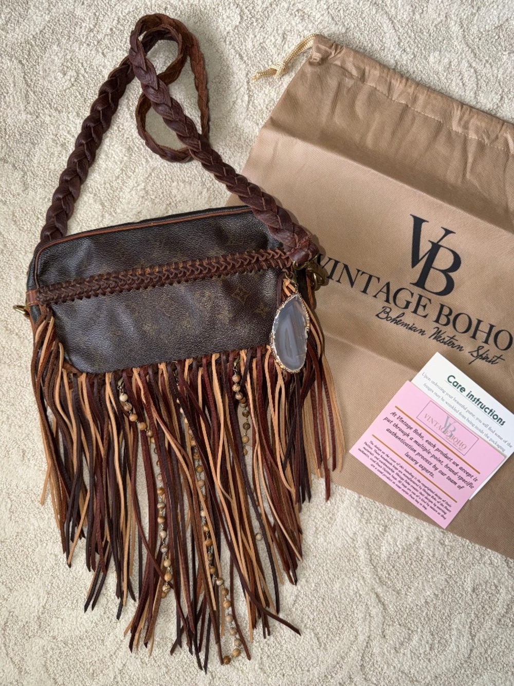 Louis Vuitton Vintage Boho Bags Fringe Crossbody
